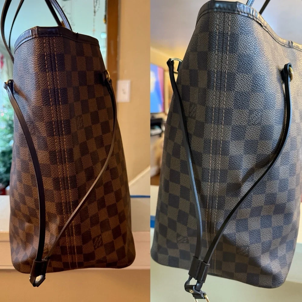 Louis vuitton Neverfull GM damier ebene - Picture 4 of 14